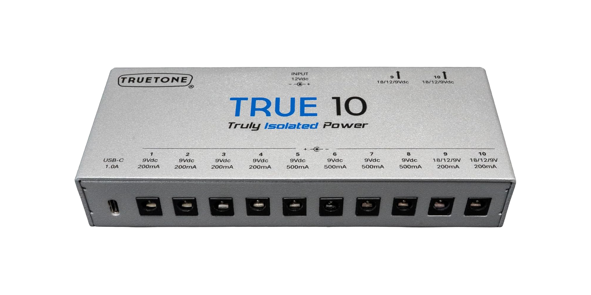 True 10 — front outputs and USB-C